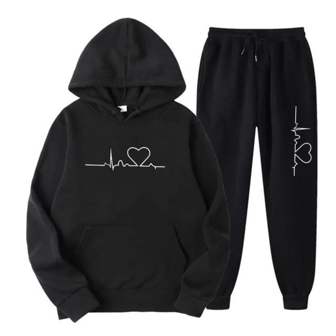 Amilia™ | Comfy and Warm Tracksuit Tracksuit Belleza & Glamour Black S 