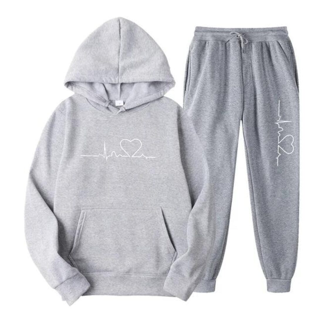 Amilia™ | Comfy and Warm Tracksuit Tracksuit Belleza & Glamour Gray S 