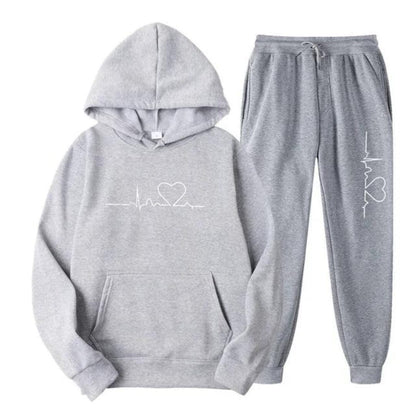 Amilia™ | Comfy and Warm Tracksuit Tracksuit Belleza & Glamour Gray S 