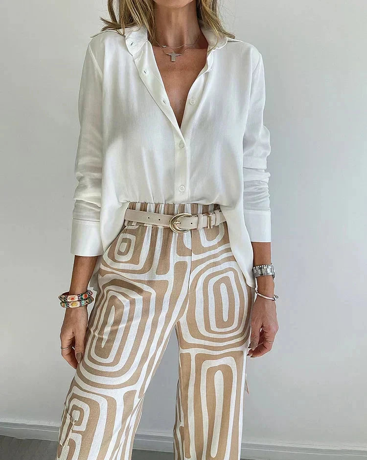 Aurora | Slim-fit Trousers Sets Belleza & Glamour 