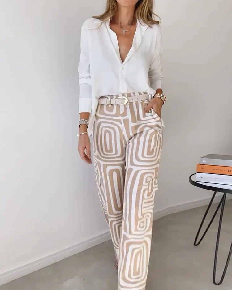 Aurora | Slim-fit Trousers Sets Belleza & Glamour 