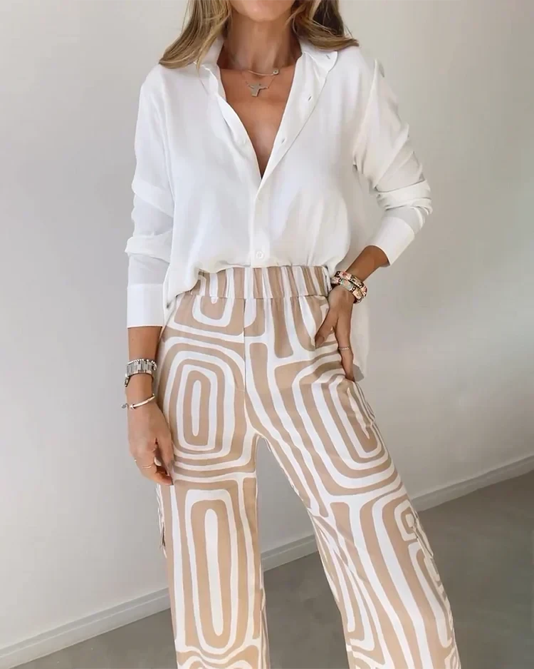 Aurora | Slim-fit Trousers Sets Belleza & Glamour 