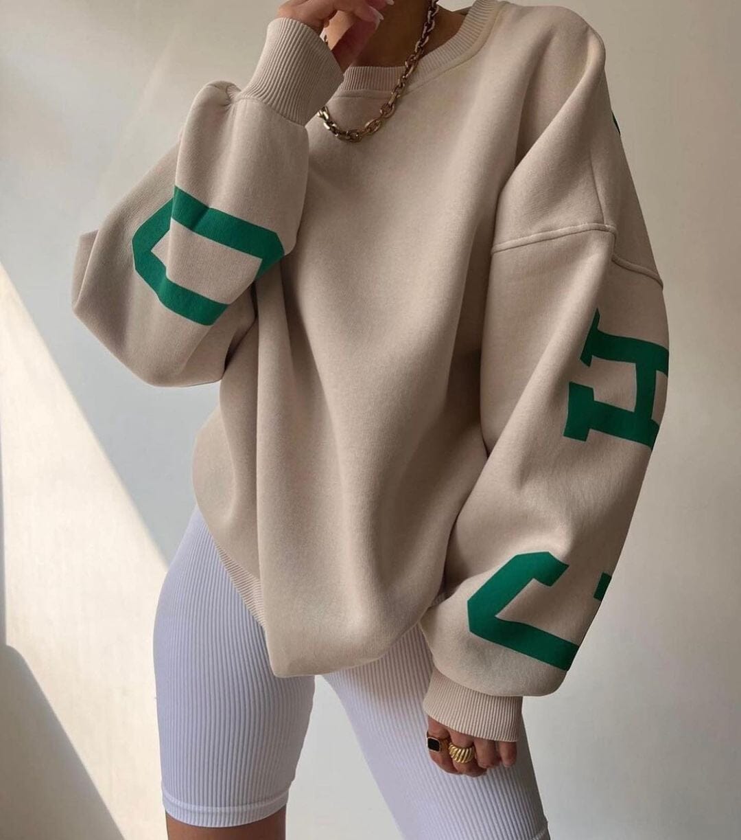 Bella | Snug Oversized Sweatshirt Sweatshirt Belleza & Glamour 