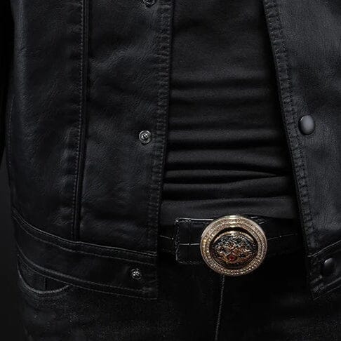 B&G Leather Jacket Belleza & Glamour 