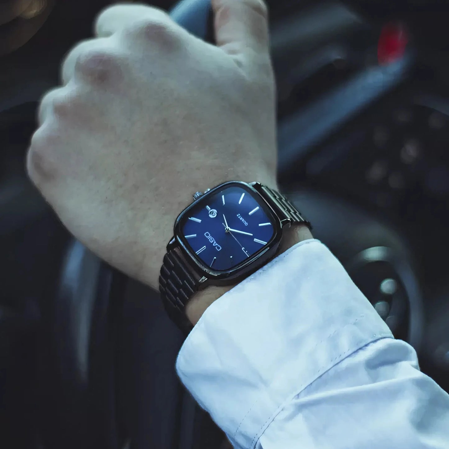 C A S I O Luxurious 36mm Watch - Water Resistant | Transferred steel Relógio CASIO Luxurious 36mm - Unissex Resistente à água | Aço Inoxidável Belleza & Glamour 