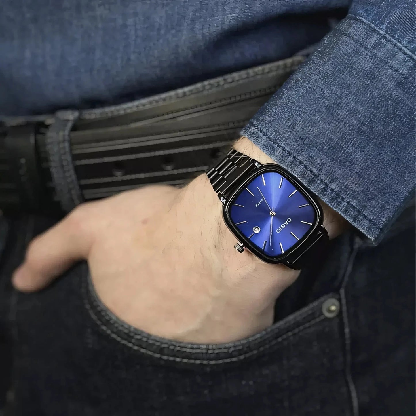 C A S I O Luxurious 36mm Watch - Water Resistant | Transferred steel Relógio CASIO Luxurious 36mm - Unissex Resistente à água | Aço Inoxidável Belleza & Glamour 