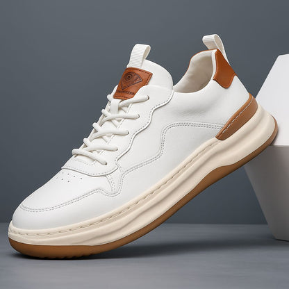 Canyon Leather Sneakers Belleza & Glamour White 5 