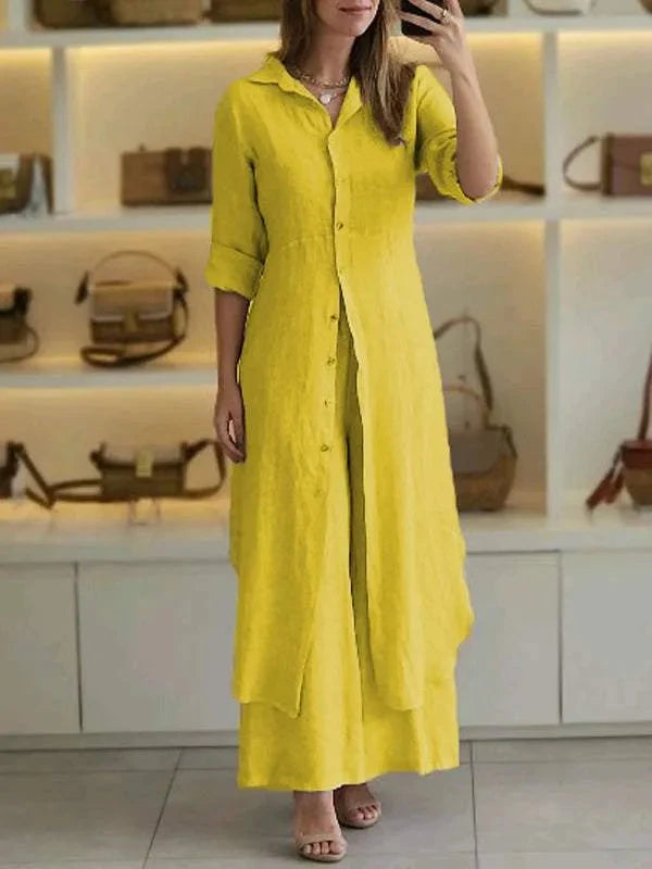 Charlotte | Chic Women's Set Women's Bodysuits Belleza & Glamour Yellow S 