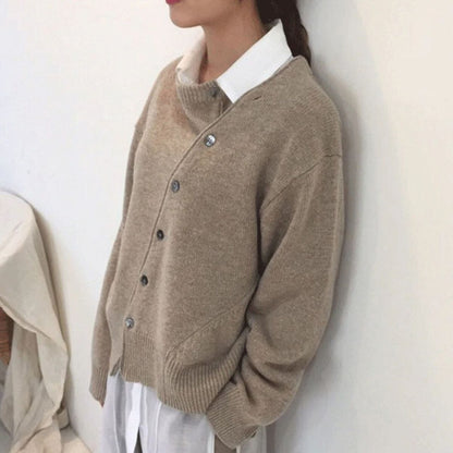 Charlotte™ | Cozy Sweater women sweater Belleza & Glamour Brown XS 