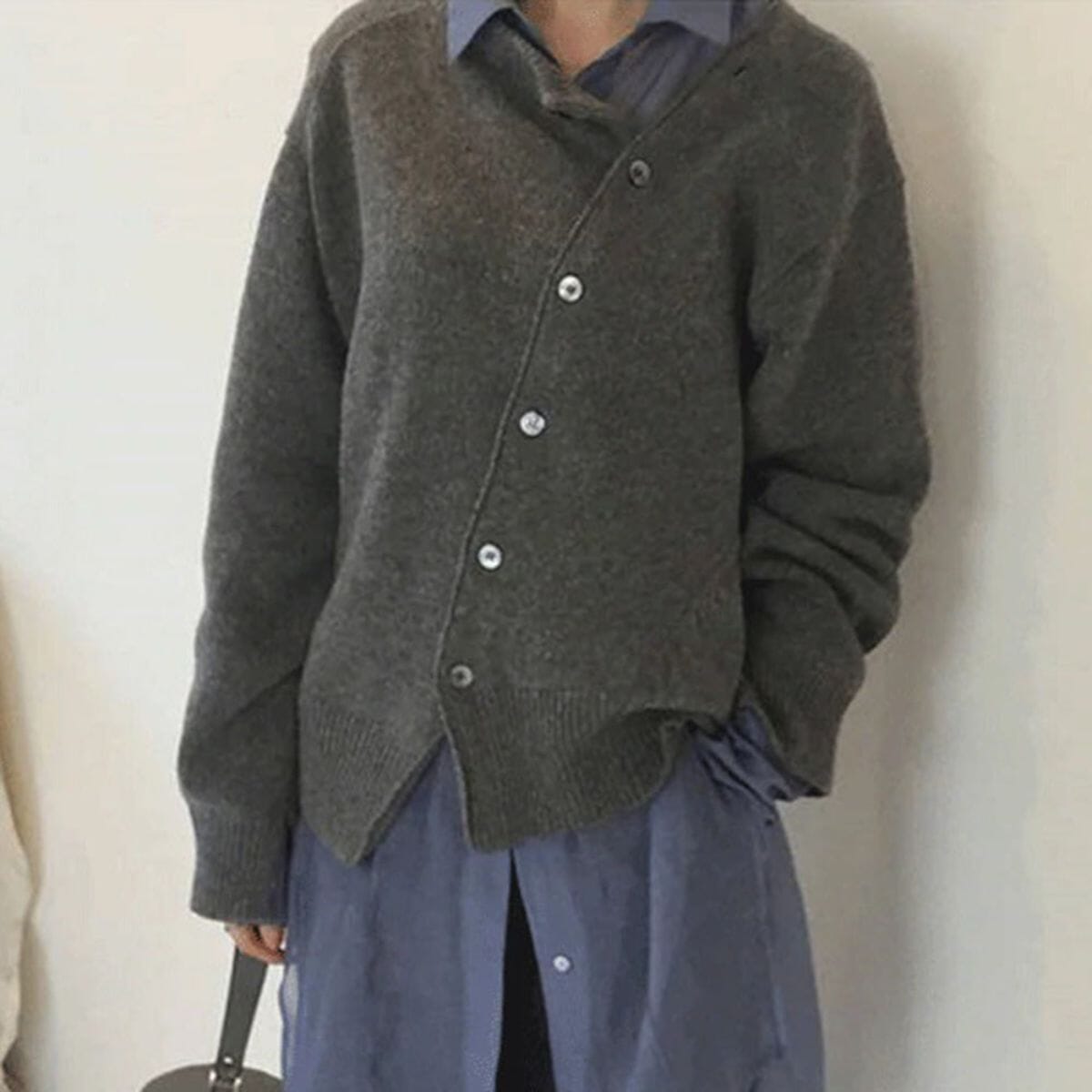 Charlotte™ | Cozy Sweater women sweater Belleza & Glamour Grey XS 