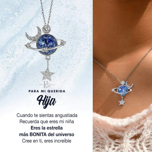 Collar de Estrella | Acabado en Plata | Para Mi Querida Hija Belleza & Glamour 