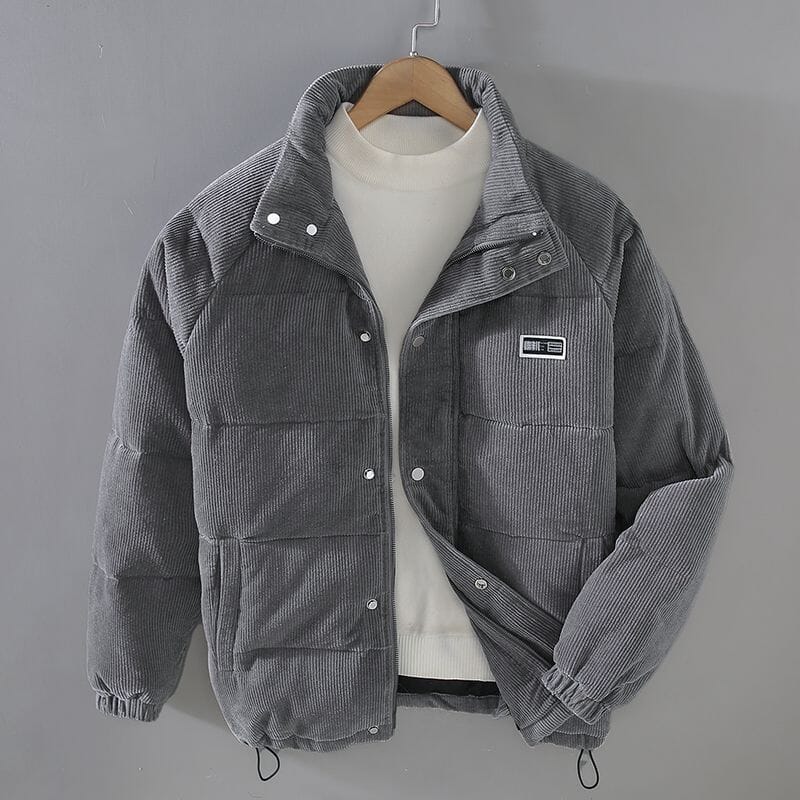 Ethan | Corduroy Jacket™ Jacket & Coats Belleza & Glamour Gray S 