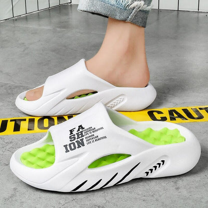 Ethan™ | Soothing Massage Slippers Slippers Belleza & Glamour White Green 38 