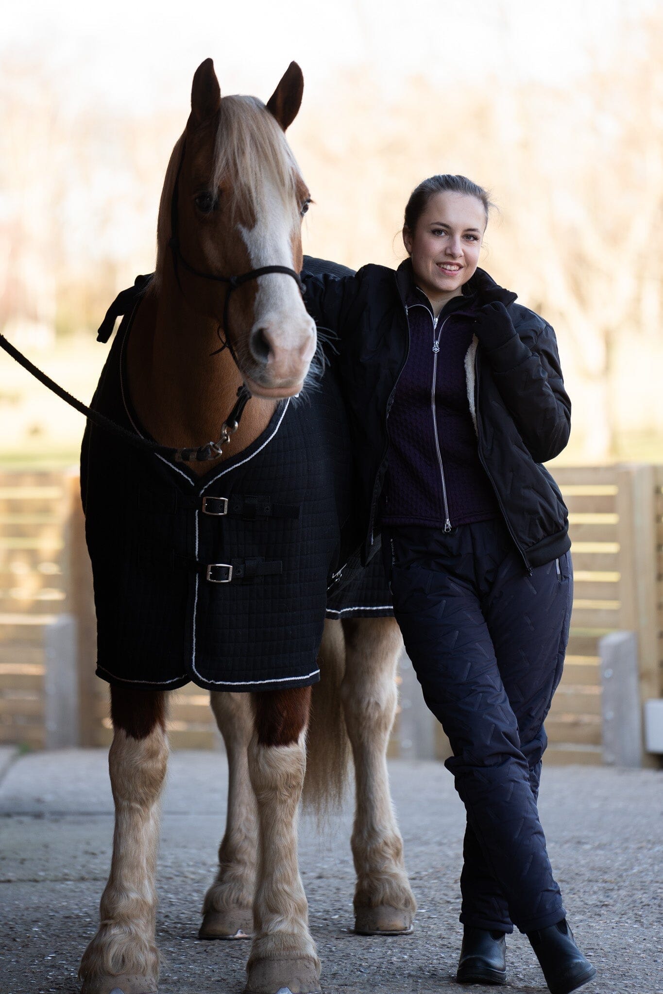 Glamour Weatherproof Fleece Lined Pants Fleece Joggers Belleza & Glamour 