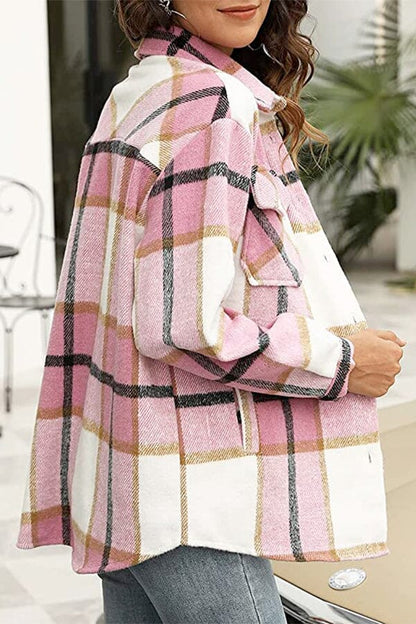 Harper™- Plaid Flannel Shirt Belleza & Glamour 