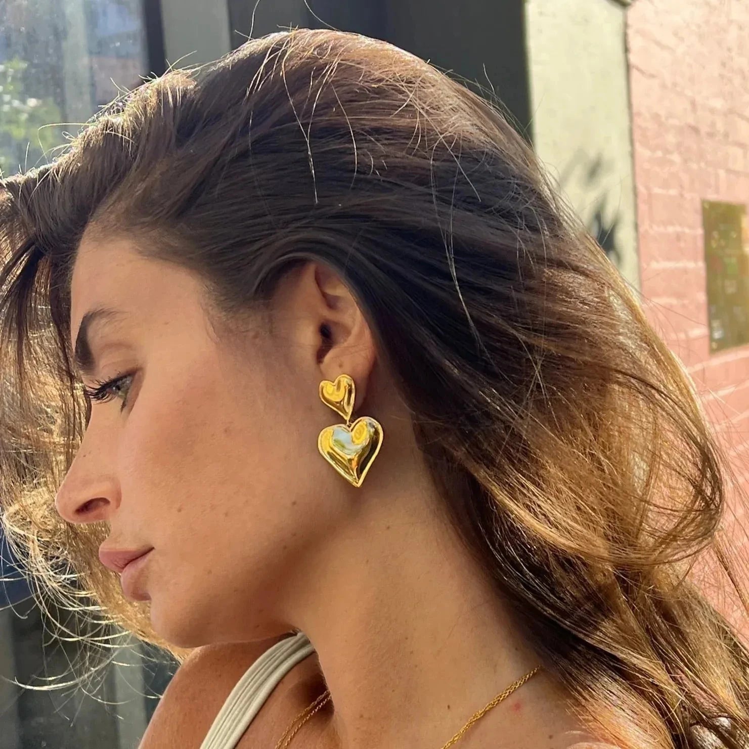 Heart Heart Earrings Belleza & Glamour 