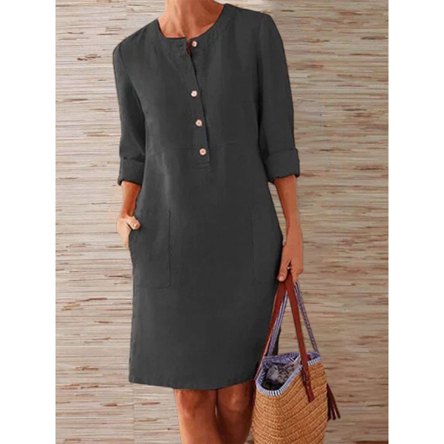INNA - SUMMER DRESS Dress Belleza & Glamour Black S 