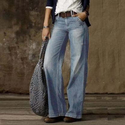 Iris™ | Modern Tailored Jeans women pants Belleza & Glamour Light blue XS 