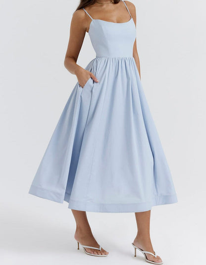 Isabella-Elegant Sleeveless Dress Women Dresses Belleza & Glamour 