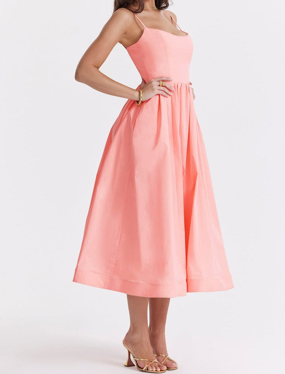 Isabella-Elegant Sleeveless Dress Women Dresses Belleza & Glamour 