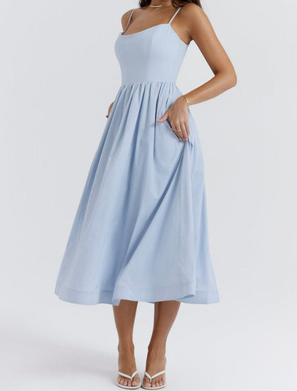 Isabella-Elegant Sleeveless Dress Women Dresses Belleza & Glamour 