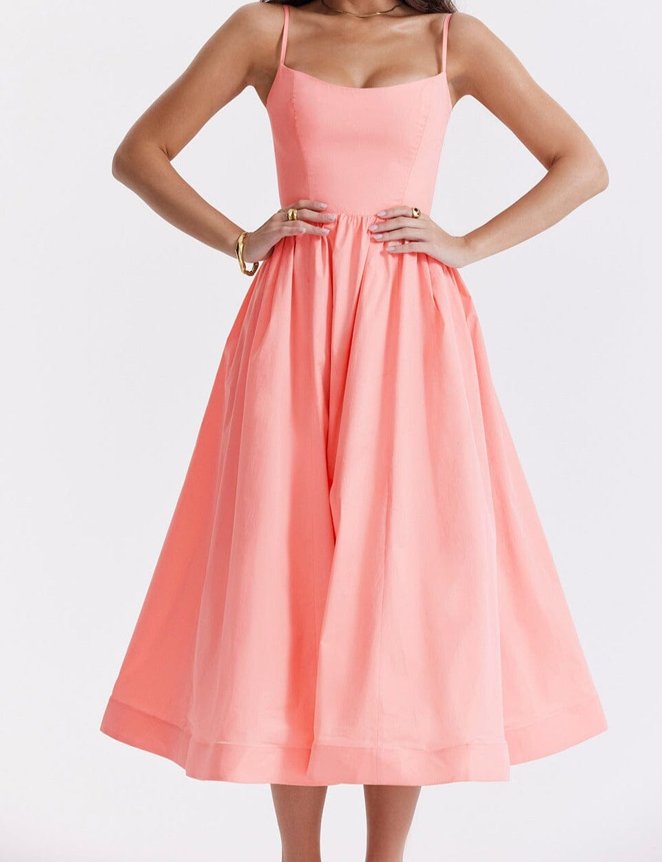 Isabella-Elegant Sleeveless Dress Women Dresses Belleza & Glamour 