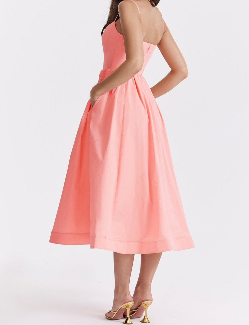 Isabella-Elegant Sleeveless Dress Women Dresses Belleza & Glamour 