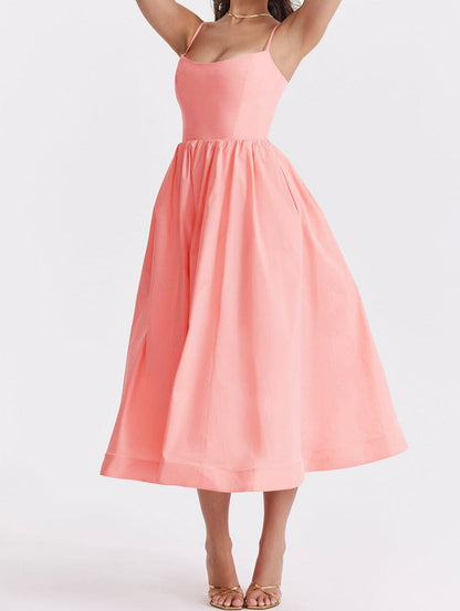 Isabella-Elegant Sleeveless Dress Women Dresses Belleza & Glamour 