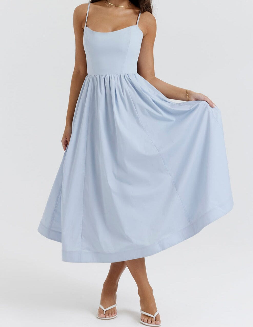 Isabella-Elegant Sleeveless Dress Women Dresses Belleza & Glamour 