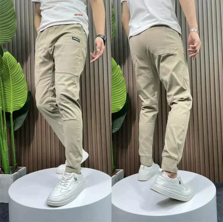 Jack™ | Stretch Utility Trousers Trousers Belleza & Glamour Beige S (28 - 29) 
