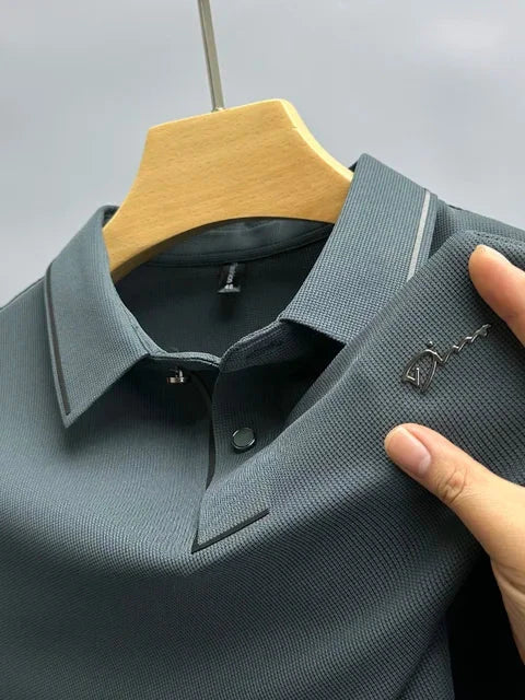James™ | Men's Polo Shirt Belleza & Glamour Gray Green M 