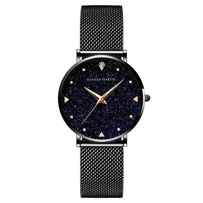 Lady Quartz Watch relógio Belleza & Glamour Preto 
