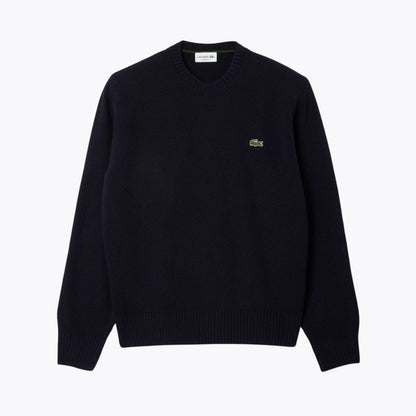 LC Carded Wool Crew Neck Sweater LC Carded Wool Crew Neck Sweater Slate Crown Midnight blue S 