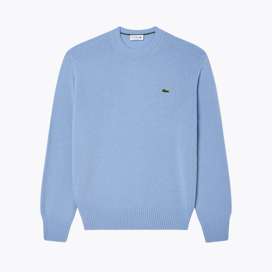 LC Carded Wool Crew Neck Sweater LC Carded Wool Crew Neck Sweater Slate Crown Pale blue S 