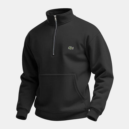 LC Half Zip Sweater LC Half Zip Sweater Slate Crown Black S 