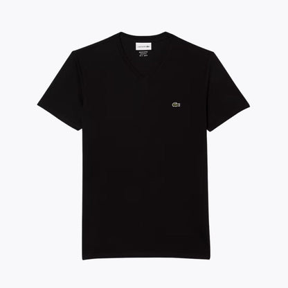 LC Lightweight Cotton Pima V Neck T-shirt LC Lightweight Cotton Pima V Neck T-shirt Slate Crown Black S 