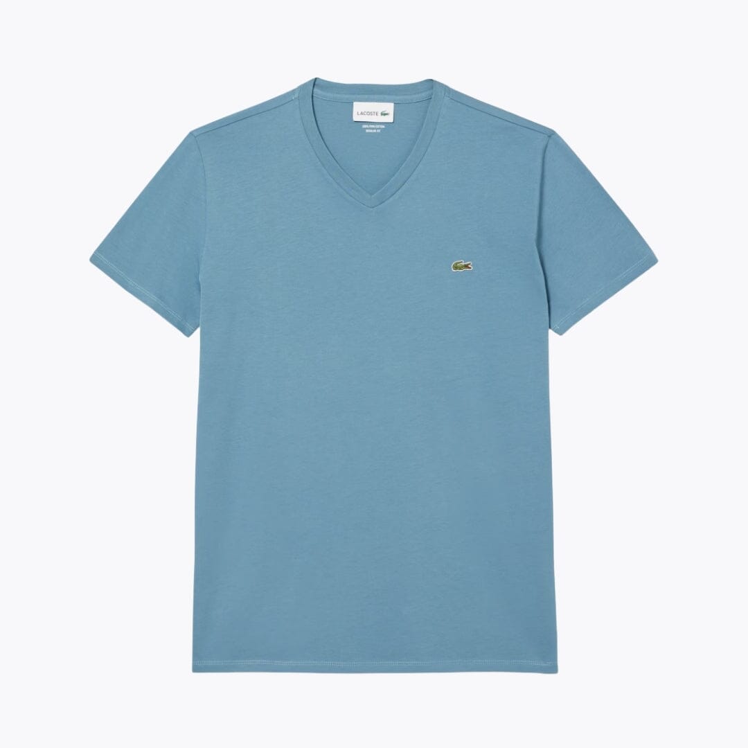 LC Lightweight Cotton Pima V Neck T-shirt LC Lightweight Cotton Pima V Neck T-shirt Slate Crown Blue S 