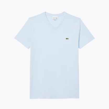 LC Lightweight Cotton Pima V Neck T-shirt LC Lightweight Cotton Pima V Neck T-shirt Slate Crown Light blue S 