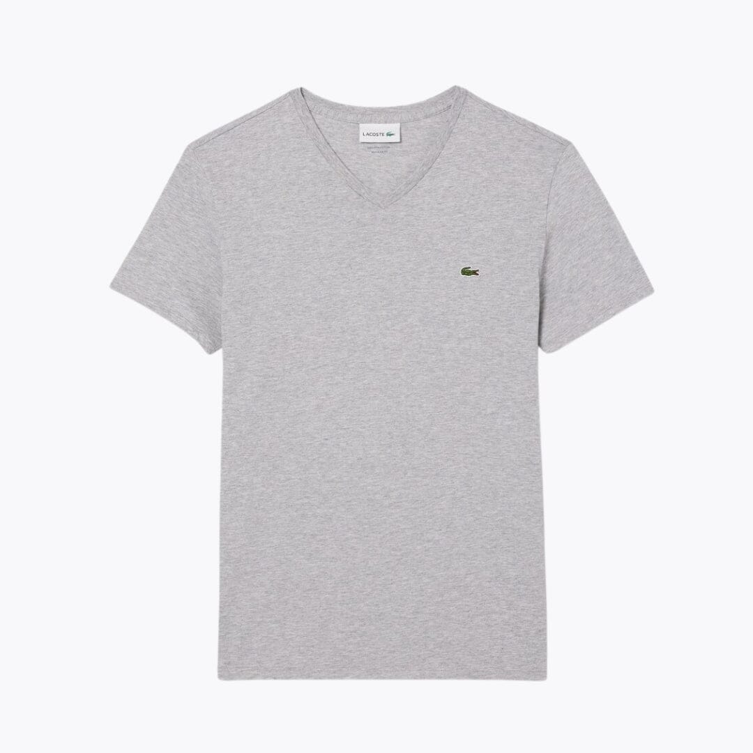 LC Lightweight Cotton Pima V Neck T-shirt LC Lightweight Cotton Pima V Neck T-shirt Slate Crown Light grey S 