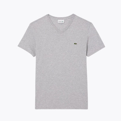 LC Lightweight Cotton Pima V Neck T-shirt LC Lightweight Cotton Pima V Neck T-shirt Slate Crown Light grey S 