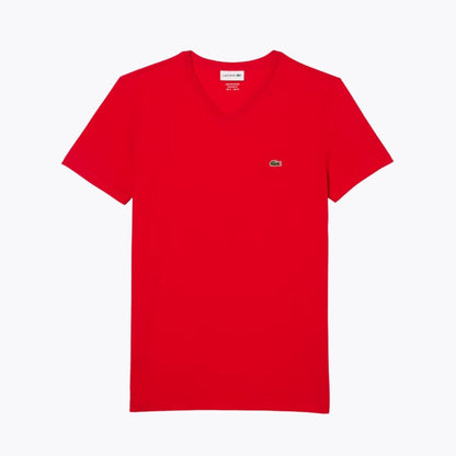 LC Lightweight Cotton Pima V Neck T-shirt LC Lightweight Cotton Pima V Neck T-shirt Slate Crown Rouge S 