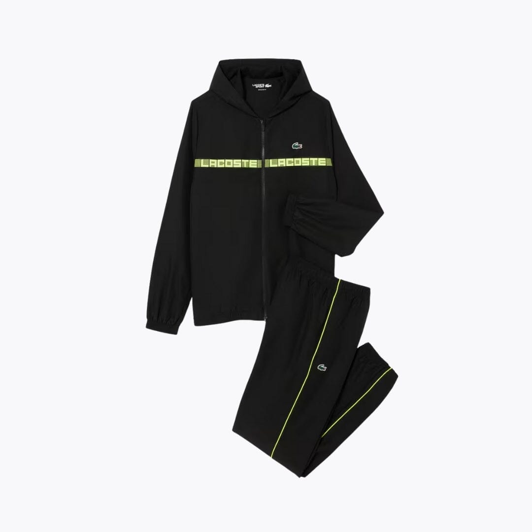 LC Logo Stripe Tennis Tracksuit LC Logo Stripe Tennis Tracksuit Slate Crown Black S 