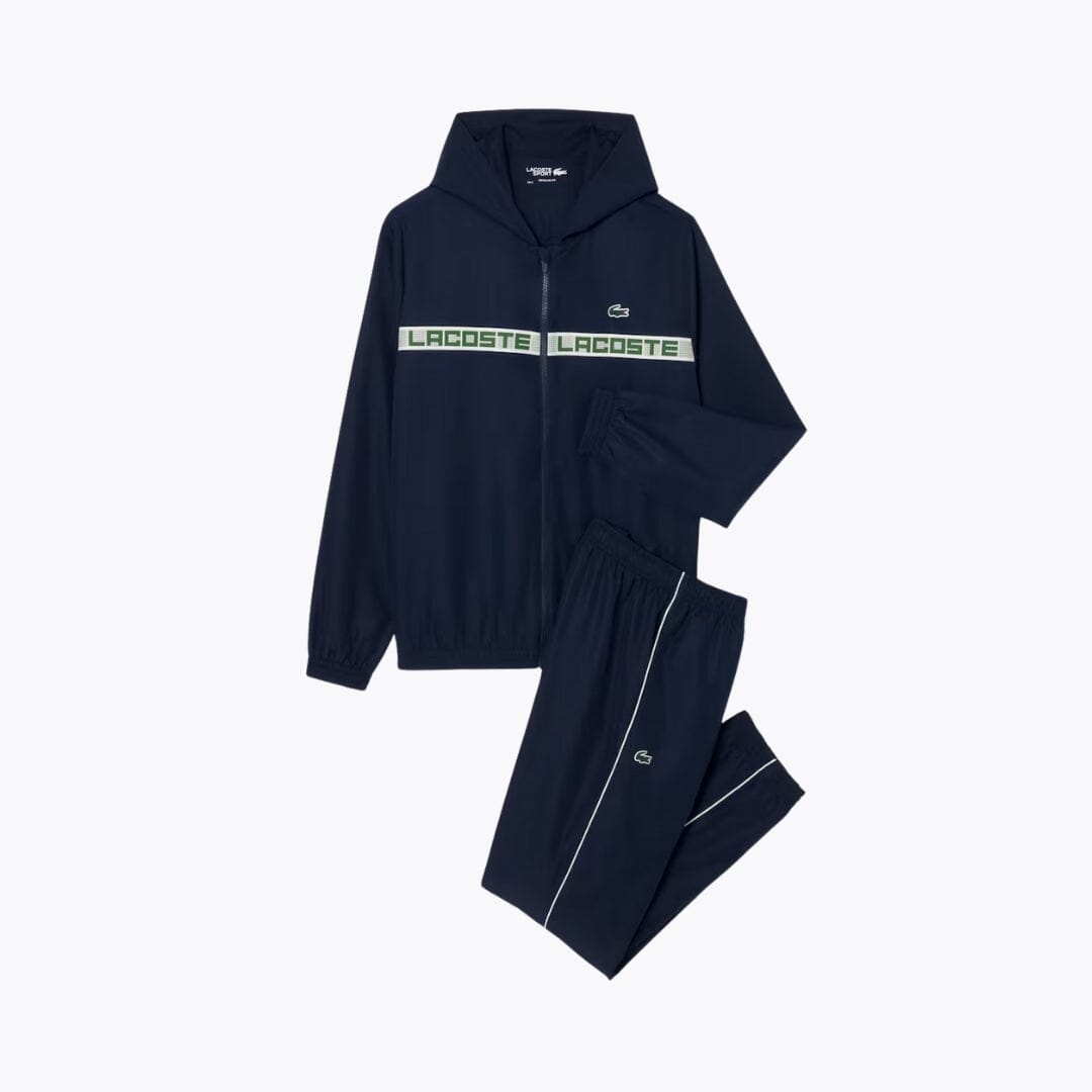 LC Logo Stripe Tennis Tracksuit LC Logo Stripe Tennis Tracksuit Slate Crown Blue S 