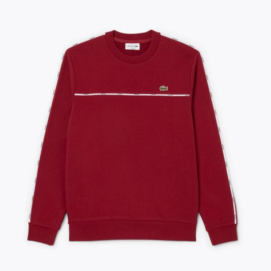 LC Logo Trim Fleece Sweatshirt LC Logo Trim Fleece Sweatshirt Slate Crown Red S 