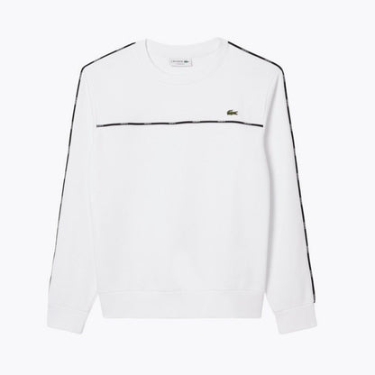 LC Logo Trim Fleece Sweatshirt LC Logo Trim Fleece Sweatshirt Slate Crown White S 