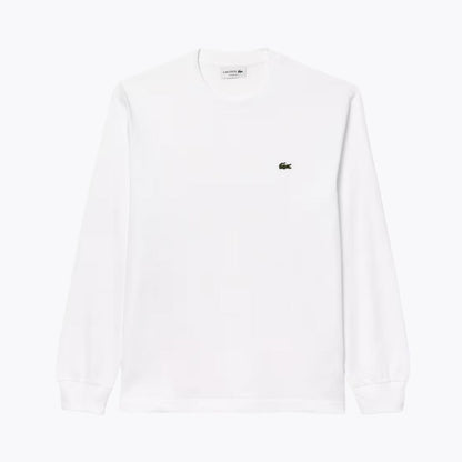 LC Long Sleeved Cotton T-shirt LC Long Sleeved Cotton T-shirt Slate Crown White S 