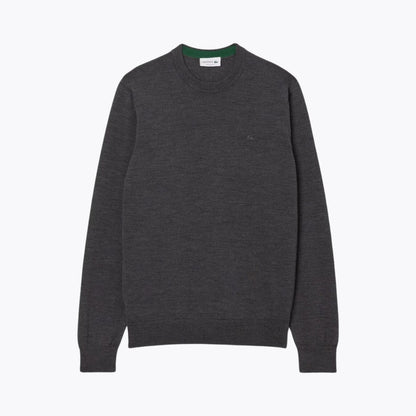 LC Merino Wool Crew Neck Sweater LC Merino Wool Crew Neck Sweater Slate Crown Grey S 