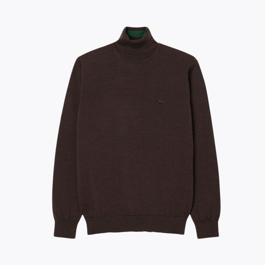 LC Merino Wool Roll Neck Sweater LC Merino Wool Roll Neck Sweater Slate Crown Brown S 