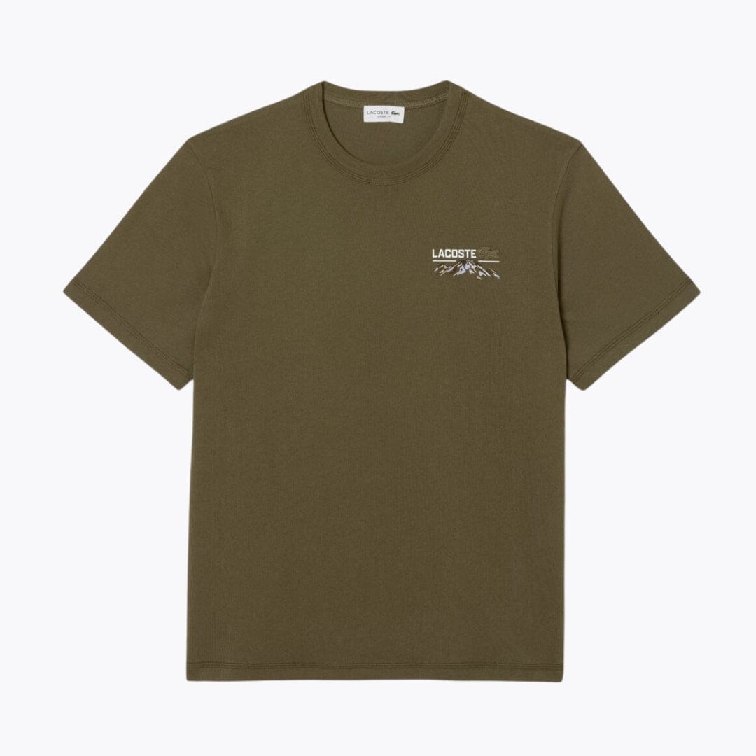 LC Multi Print Jersey T-shirt LC Multi Print Jersey T-shirt Slate Crown Khaki green S 