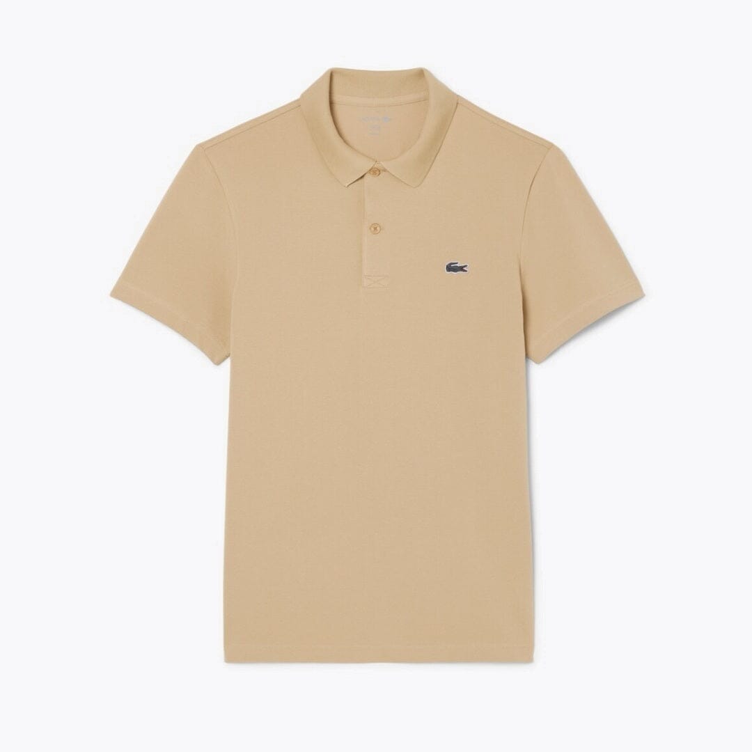 LC Regular Fit Cotton Blend Polo Shirt LC Regular Fit Cotton Blend Polo Shirt Slate Crown Beige S 
